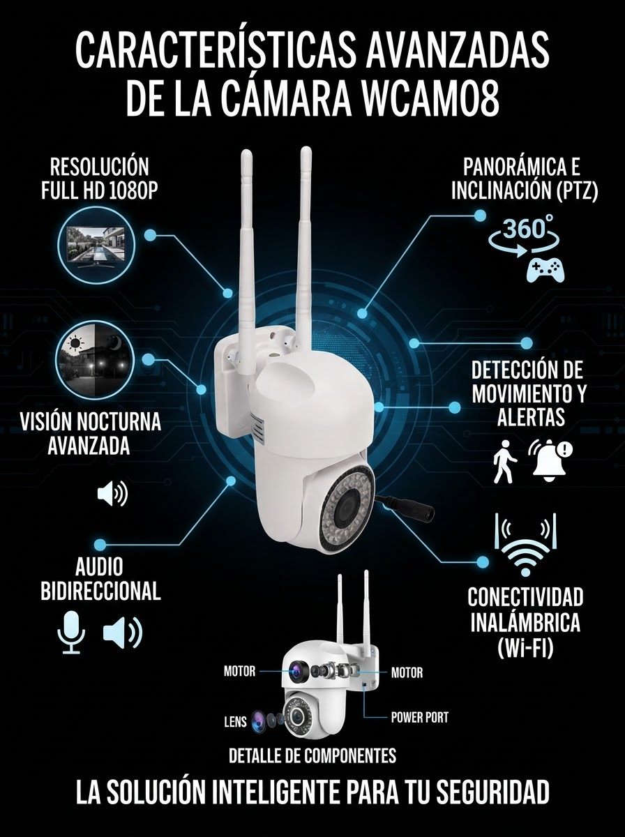 Cámara de Seguridad Link Bits WCAM08