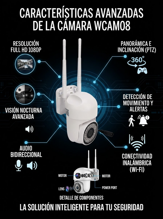 Cámara de Seguridad Link Bits WCAM08